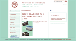 Desktop Screenshot of konfuziusinstitut-leipzig.de